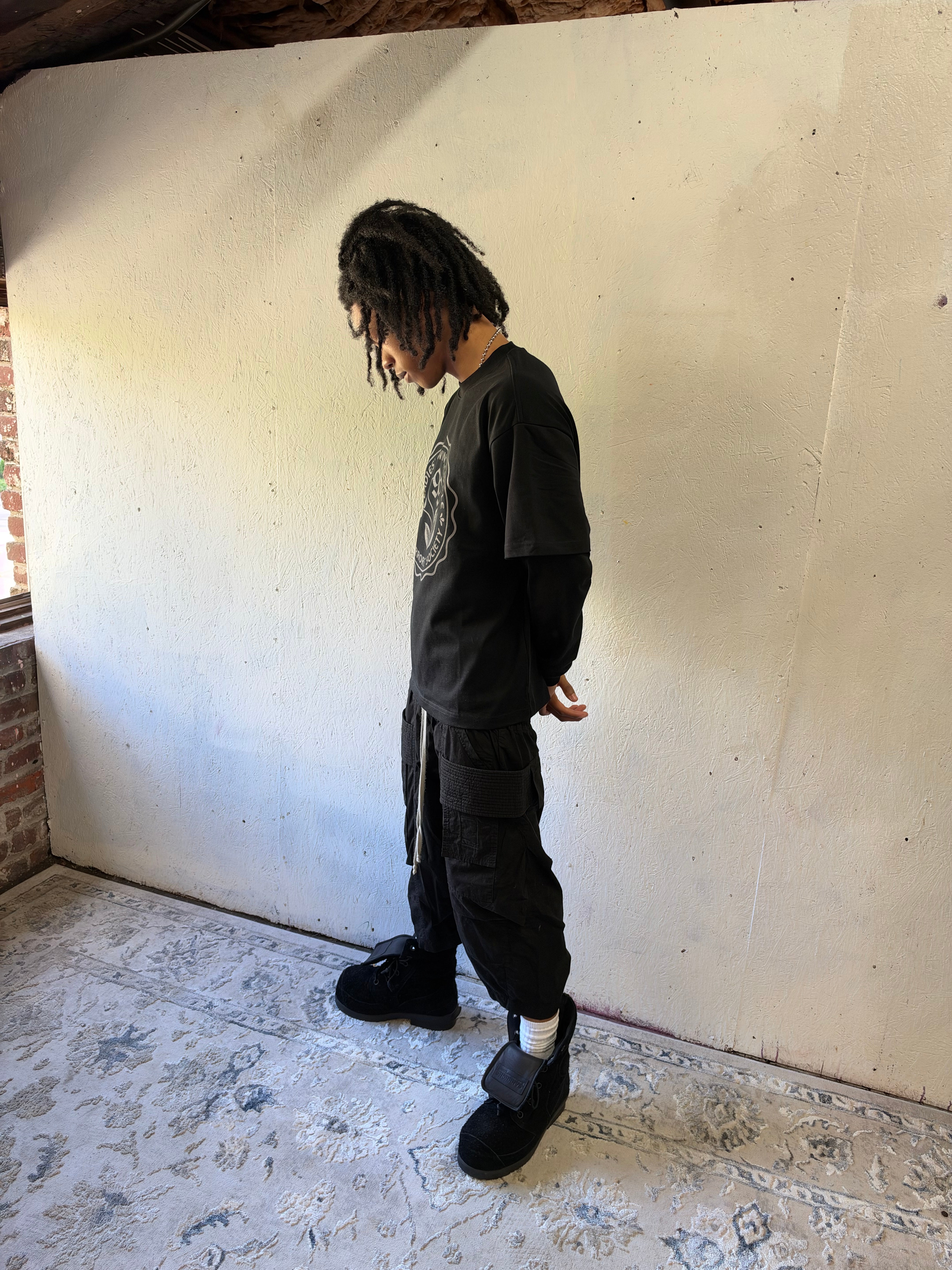 "99SOCIETY" Layered Longsleeve