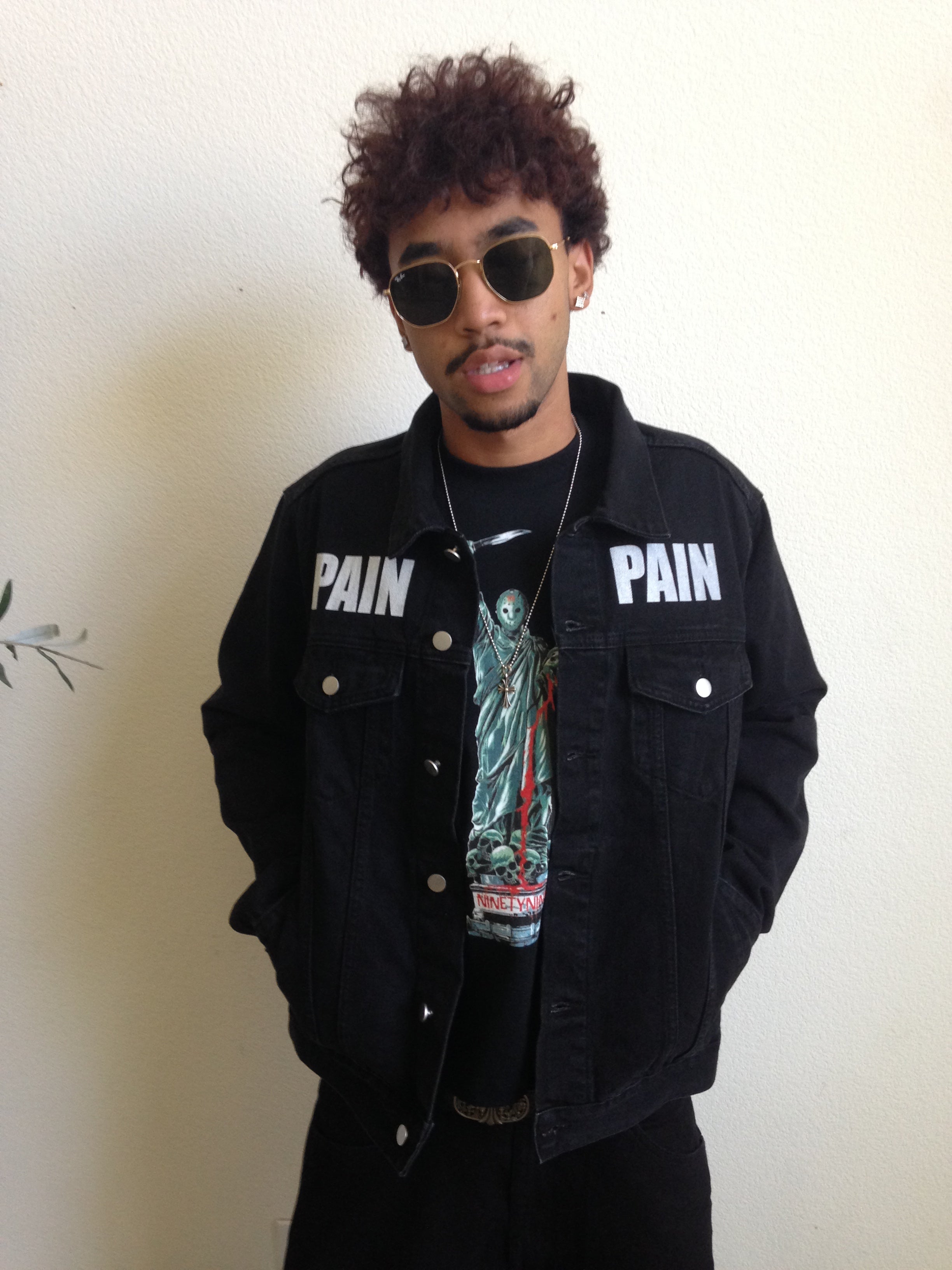 “PAIN” Denim Jacket