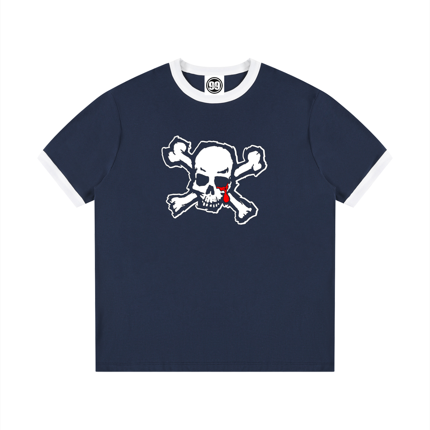 "bleed" Ringer Tee