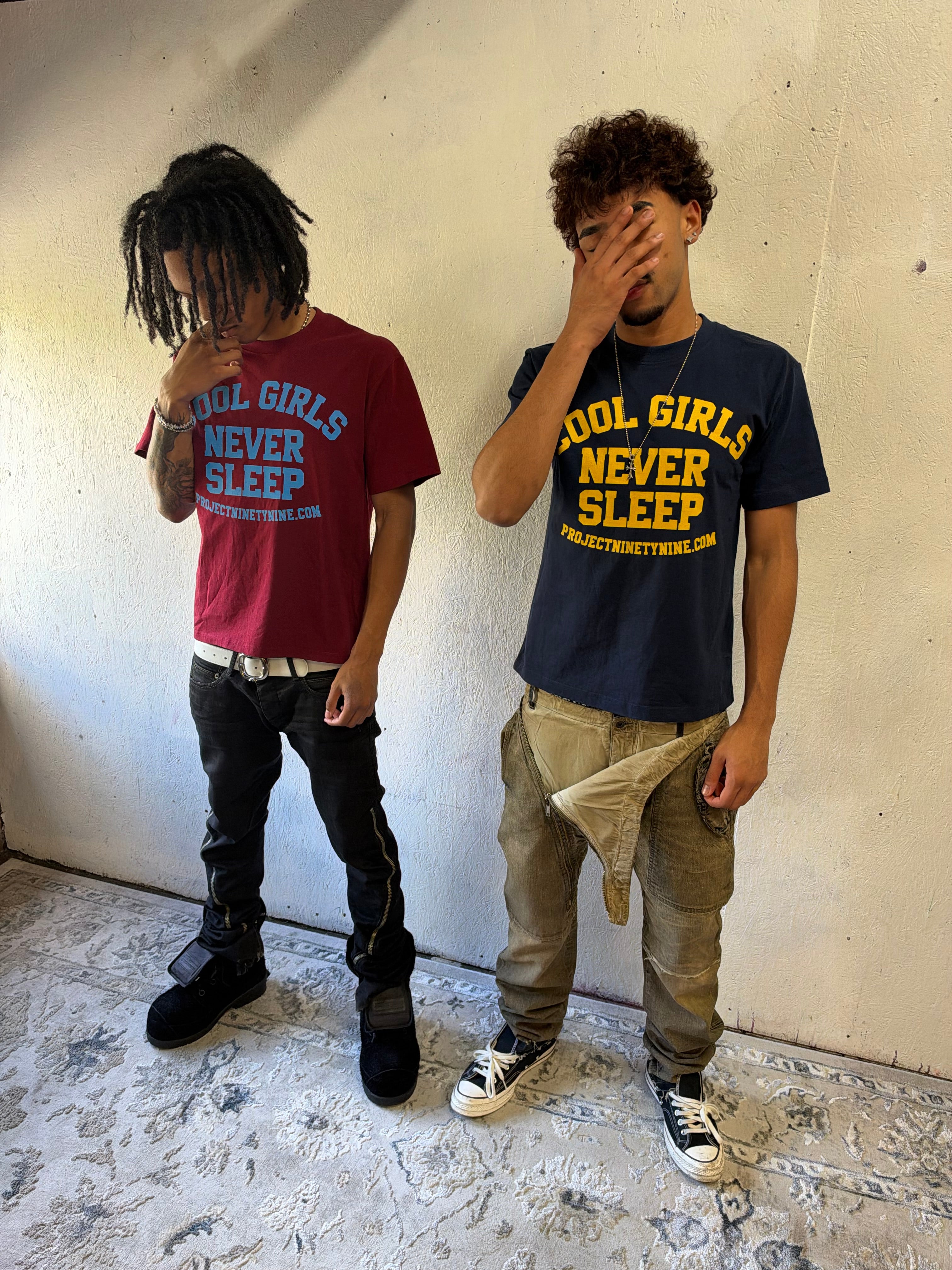 "COOL GIRLS" Tee (B/Y)