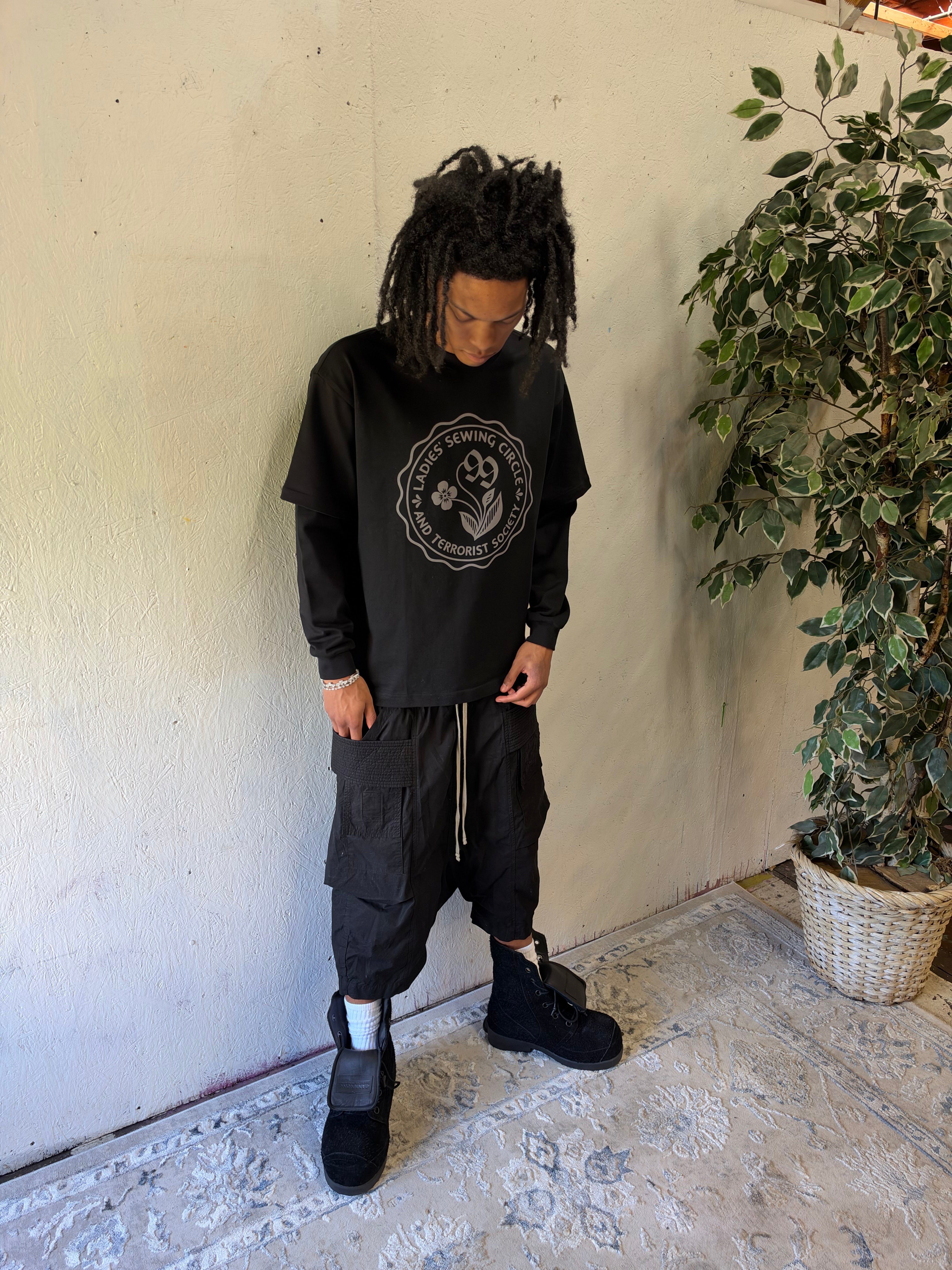 "99SOCIETY" Layered Longsleeve