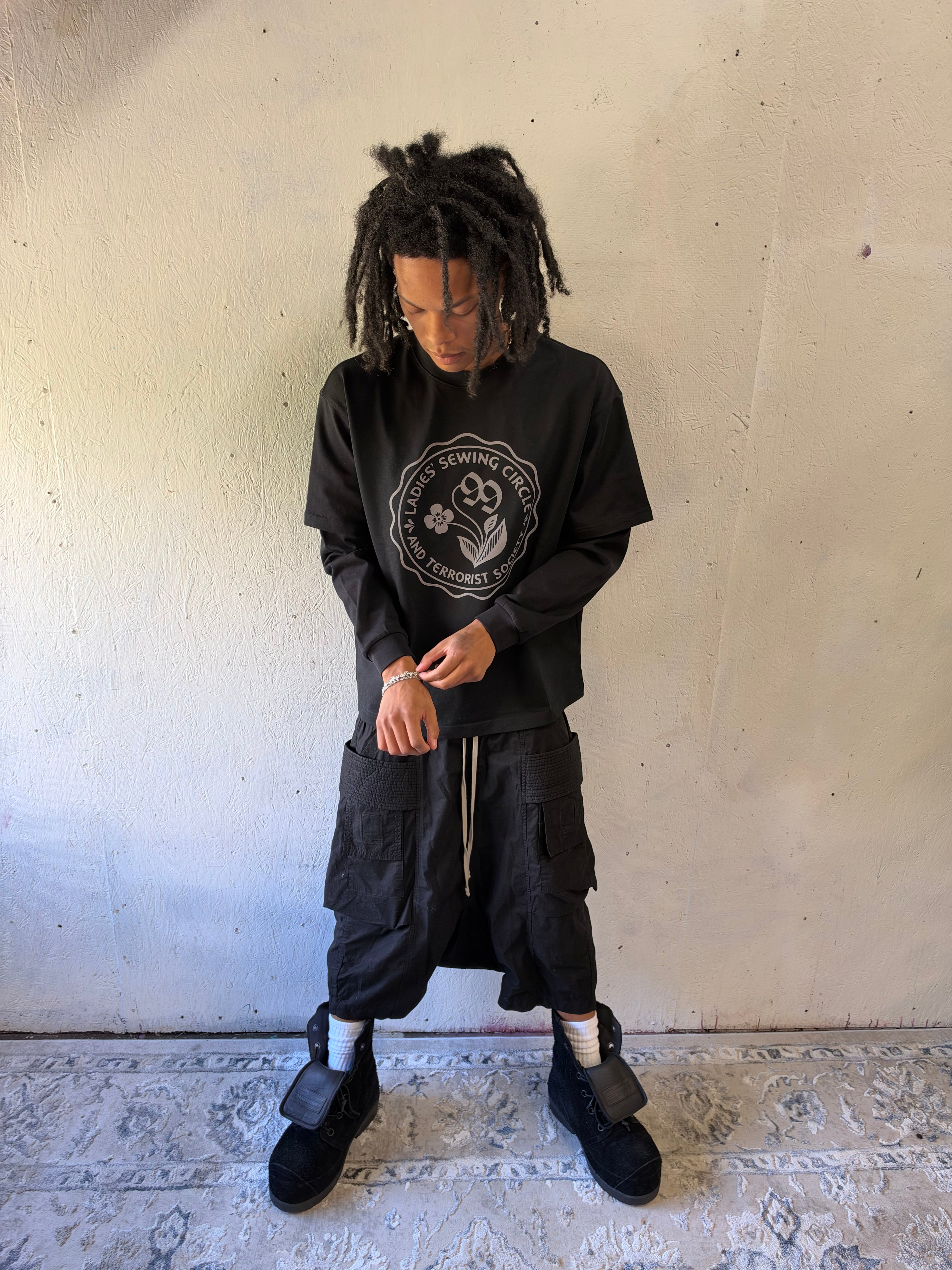 "99SOCIETY" Layered Longsleeve