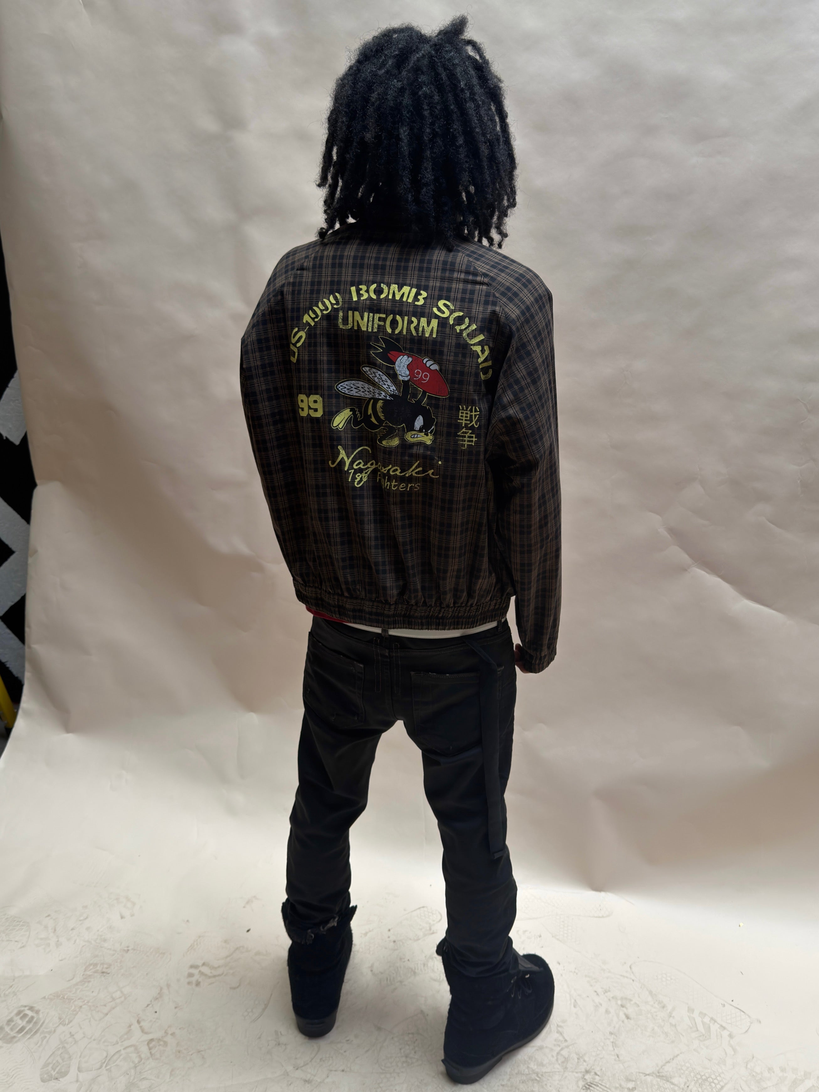 “WARBOY” Plaid Track Jacket